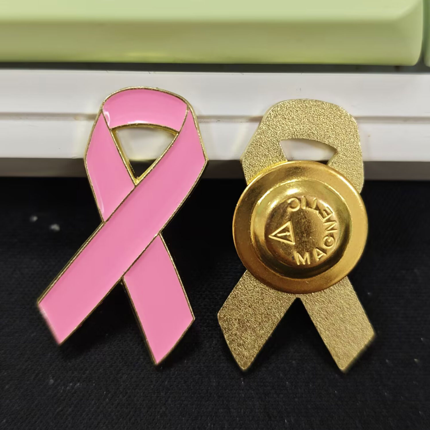 Breast Cancer Ribbon Badge